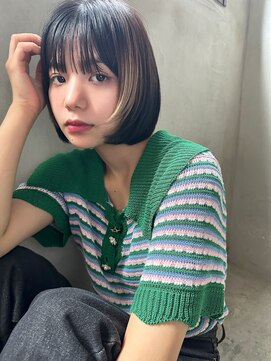 ロゼ 新大宮(ROSE) 【ROSE】インナーカラー＿ダブルカラー＿アウターカラー＿ボブ