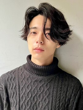 フュー 新小岩(few.) ハイライト/マッシュパーマ/ウルフ/アッシュブラック[新小岩駅]