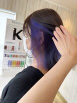 ヘアーサロン リアン 鴻巣店(hair salon Rien) 青紫/インナーカラー