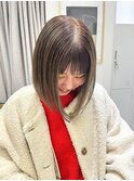美髪＊イメチェン＊フルバング＊髪質改善【Zina札幌大通】
