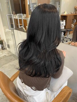 マロウ(mallow) 【花屋併設】透明感/ダークグレージュ/暗髪カラー