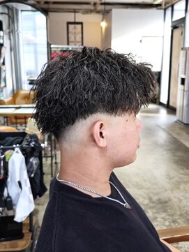 アノ(Ano.) ツイスパツイストスパイラル波巻きスキンフェードメンズ