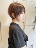 大人可愛い/大人ショート/小顔丸みショート/30代40代50代