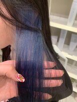 ドレス(Dress)&nbsp;インナーカラー/ブルーパープル/ロング