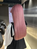 ペレ 栄店(PELE) デザインカラー/レイヤーカット/ウェットヘア/オリーブベージュ