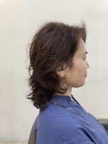 ヘアーサロン イルア 北越谷(hair salon I'LUNA) ミディアムなレイヤーウェーブ。9.5