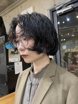 ナループロアオハナ(Nalu pu loa ohana) ボブパーマ/ミニボブ/前上がりボブ/パーマ/フレンチボブ