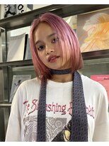 ダブ ギンザ(DaB ginza)&nbsp;ピンクベージュ/ピンクラベンダー/顔まわりカット/銀座