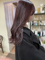 ゼン(ZEEN)&nbsp;【お客様snap】ラベンダーブラウン／艶髪ロング