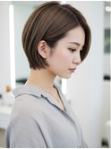 美髪/ワイドバング/レイヤーカット/くすみベージュ/新小岩駅