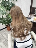 ベルヘアーデザイン 堺東(Belle hair Design)&nbsp;ハイトーン/外国人風/レイヤーカット/ケアブリーチ/堺東