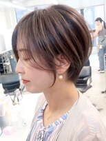 エレメント 五反田店(EREMENT)&nbsp;ハイライトカラーミルクティーベージュレイヤーカット