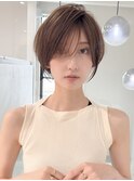 ミニウルフレイヤーカット顔周り前髪韓国ショートボブ/大宮