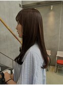 [KAGIWADA]透け感のある柔らかいブラウンカラー