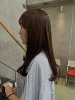 オーダー(OORDER)&nbsp;[KAGIWADA]透け感のある柔らかいブラウンカラー