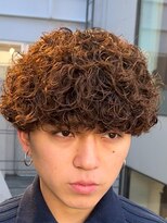 レタッチ バイ フィフス 天神大名(RETOUCH by fifth) 強めプードルパーマメンズマッシュスペインカールフェード短め