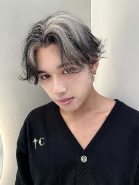 ソル 栄矢場町(SOL) メンズデザインカラー/ニュアンスデザイン/ホワイト/ブラック