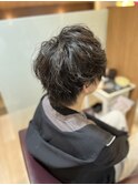 【L by first】メンズミックススパイラルパーマ