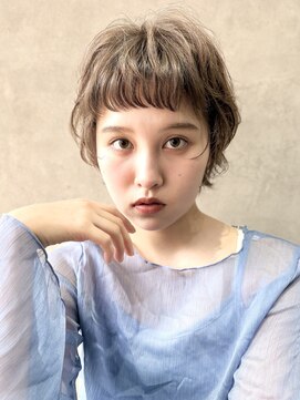 エンクス(enx) クラゲヘアー/小顔に見せるヘア/ココアベージュ/鶴ヶ峰YM113