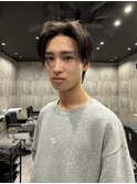 MEN'SHAIRウルフカルマパーマメンズショートイージーパーマ