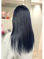 サニー 西中島店(sunny.)&nbsp;ブルーブラック/ネイビーブルー/全頭ブリーチ