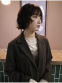【ボブパーマ/渥美怜子】レイヤー/ミニボブ