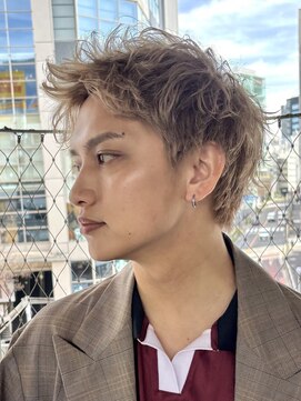 ガーデンヨコハマエスト(GARDEN YOKOHAMA est) ハイトーン スパイキーショート ニュアンスパーマ