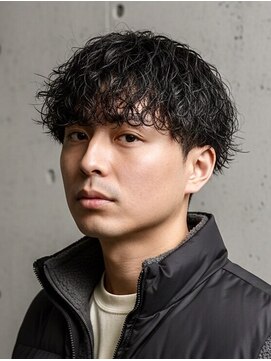 オールデイハローズ(ALL DAY HELLO'S) メンズ大人のこなれ感波巻きスパイラルマッシュ京都河原町♯30