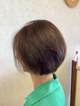 美容室 響の写真/髪に優しく、仕上がりの艶感◎気になり始めの白髪もしっかりカバーいたします。