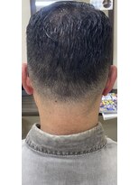 バームヘア(balm hair)&nbsp;ビジネス◎ブリーチなしカラー×刈上げ大人ショート/イケおじ