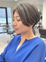 グラフ 鎌倉(GRAFF) 刈り上げショート/ハンサムショート /白髪ぼかしハイライト