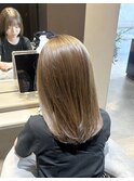 ブリーチ無し！ミルクティーベージュ