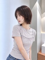 フォト 新宿三丁目(foto)&nbsp;髪質改善地毛風縮毛矯正くびれレイヤー切りっぱなしボブ