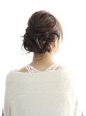 ((sorriso hair))結婚式二次会大人かわいいパーティヘアアレンジ