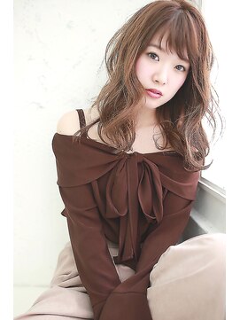 ラフィス ヘアー ピース 広島祇園店(La fith hair peace) 【La fith】 抜け感☆ウェーブセミディスタイル