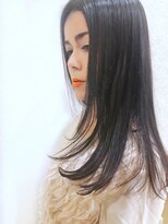 リュドール 名駅(Rue D'or)&nbsp;【30代40代大人の艶髪】アッシュブラックのシルクストレート