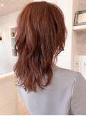 福山市イルミナカラーCaaryピンクカラー/コーラルピンク　ウルフ
