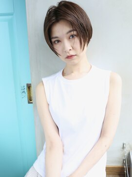 バース(BIRTH) 天神【BIRTH】マロンベージュ×前髪なしショート