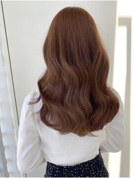 ジーナ 博多(Zina) 【Zina 博多】髪質改善＊大人かわいい＊オレンジベージュ