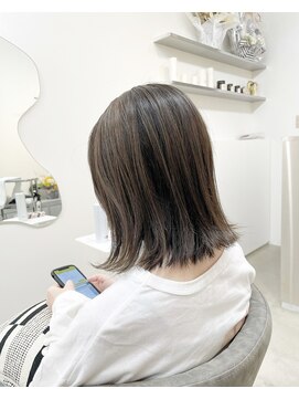 ソソ(soso) sosoナチュラルハイライト×ボブ