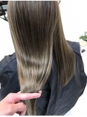 【夏カラー】アッシュグレー×髪質改善oggiotto TR