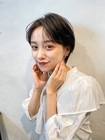 ガーデン タチカワ(garden tachikawa)&nbsp;ダークグレージュ×ショートヘア×小顔カット