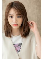 カバーヘア ブリス 北浦和(COVER HAIR bliss)&nbsp;大人可愛いフェザーバングエアストレートTa3北浦和10代20代30代