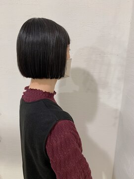 ローグ ヘアー 金町店(Rogue HAIR) ローグ金町美容室《沙月》　ぷっつんボブ