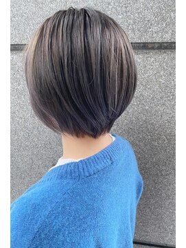 ル クール 青葉台(Le couel) 大人可愛い20代30代40代前下がりショートボブ丸みショート