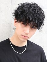 フレイバ(FLAVA) 波巻きパーマ黒髪マッシュ　ツイストスパイラル　波打ち