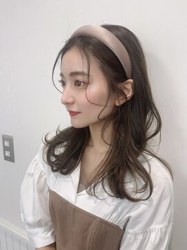 インデックスヘアー 錦糸町店(in'dex hair) 髪質改善グレージュカラーカーキベージュレイヤーロング錦糸町