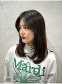 巻きすぎないのが流行り!レイヤーカット×アッシュグレー