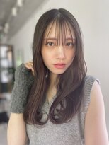 ディジョン(Dijon)&nbsp;韓国顔まわりレイヤーカットグレージュオリーブベージュブラウン