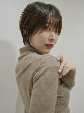 ヘアーアンドアート ルミナ(HAIR&ART LUMINA) 【亀井大旗】大人可愛い30代40代50代白髪ぼかしショートボブ